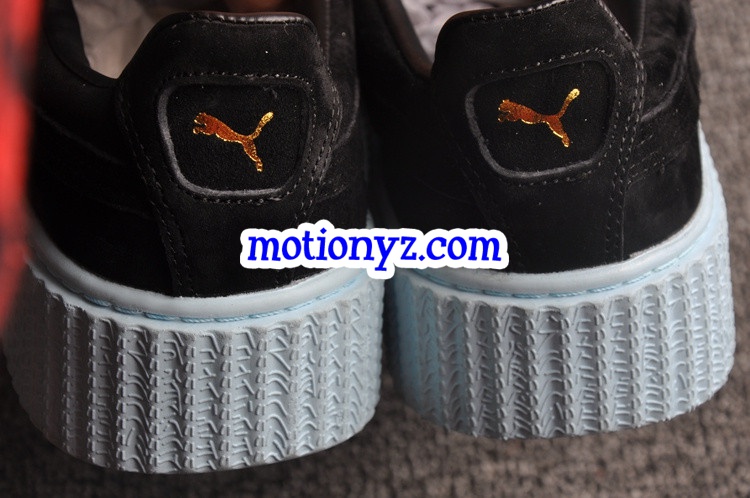 Puma Fenty Rihanna Creeper Low Black Light Blue Gum